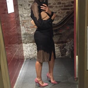 BCBG bomber jacket style dress